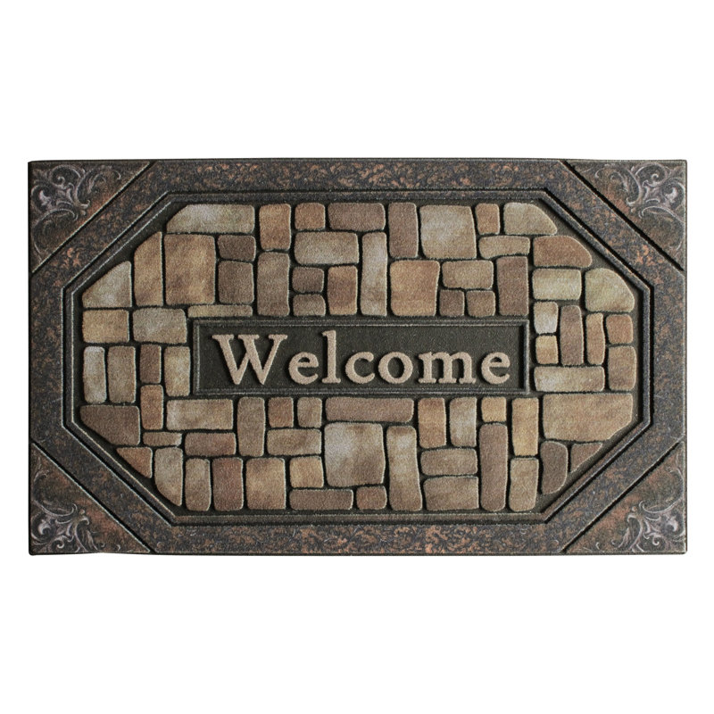 August Grove Seabolt Stone Engraved Door Mat & Reviews Wayfair